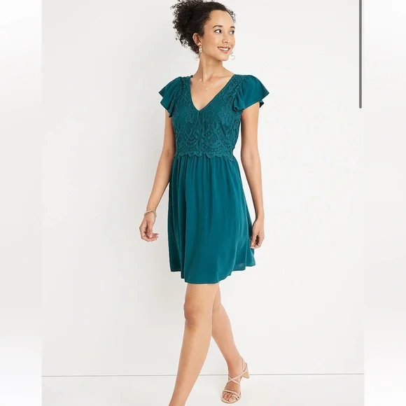 chinese dress ladies All About The Lace Skater Dress main image 1